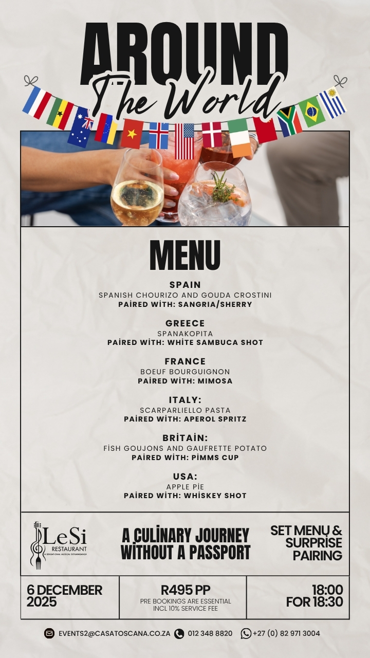 Around the World night with surprise pairing