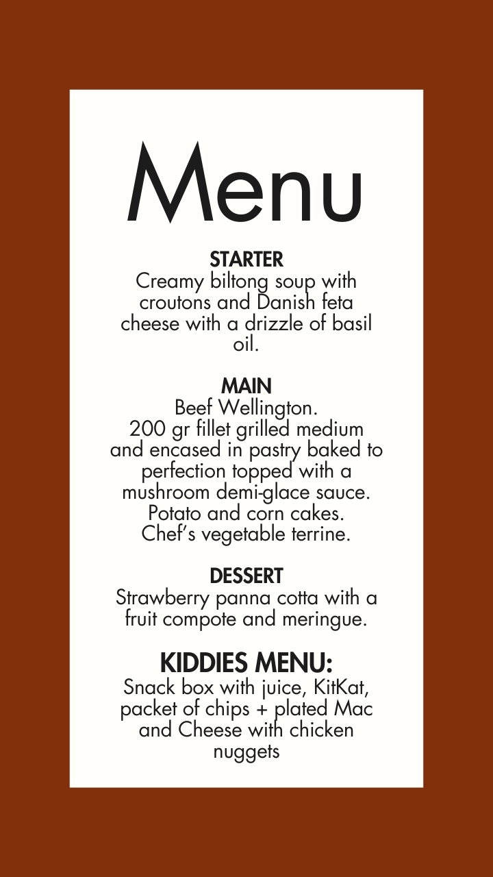 Elandré EMAILER MENU