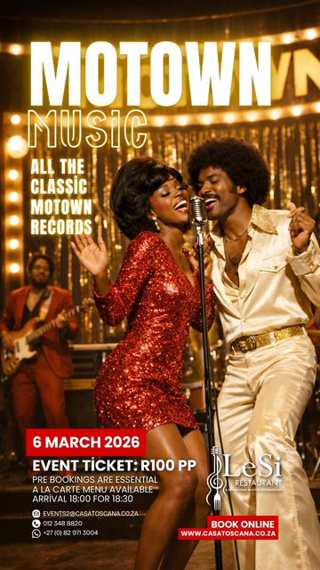 Motown music evening with Singing Waiters