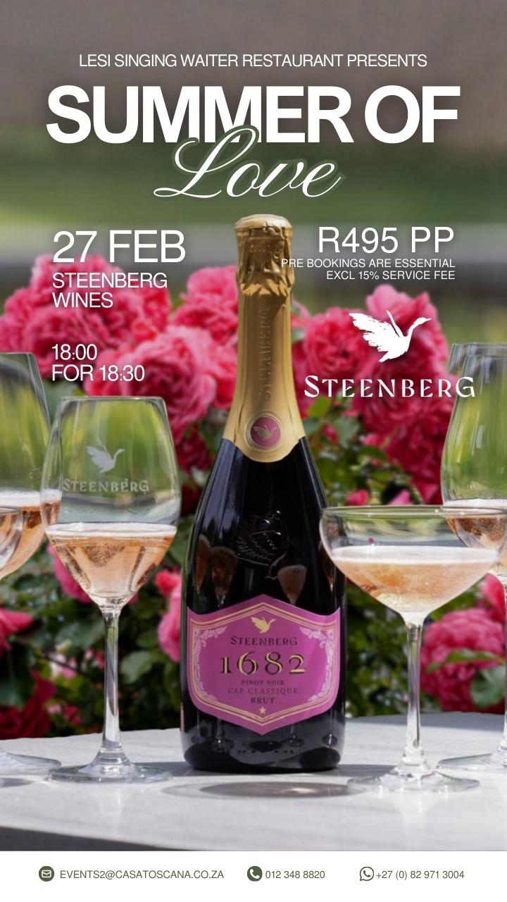 Summer of Love dinner with Steenberg Wines