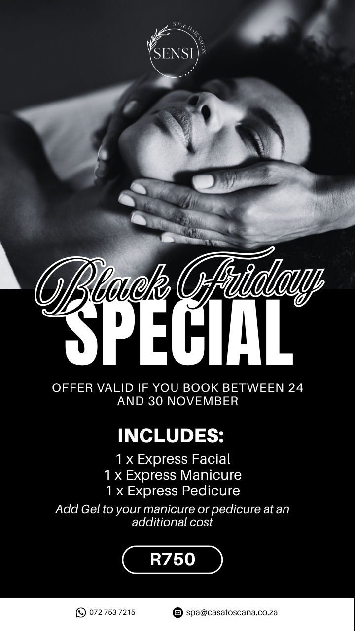 Black Friday Special 2025 - Sensi Spa