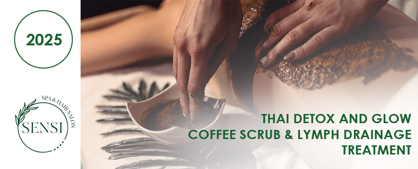 Thai Detox &amp; Glow - Coffee Scrub &amp; Lymph Drainage Treatment
